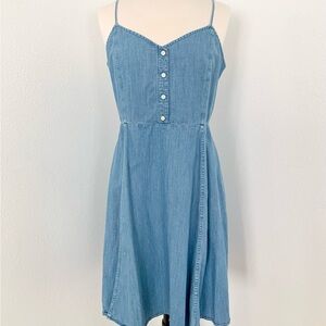 Gap Lightweight Denim Dress Blue Size 12